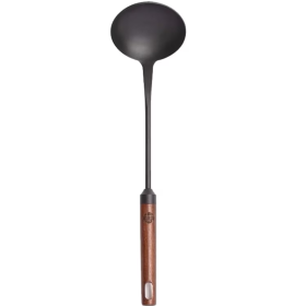 WANGYUANJI Lron Spoon Soup Spoon Tool Premium Lron Spoon - Durable And Versatile Cookware (Color: black)